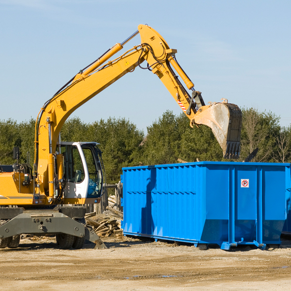 are there any restrictions on where a residential dumpster can be placed in Johnson Arkansas